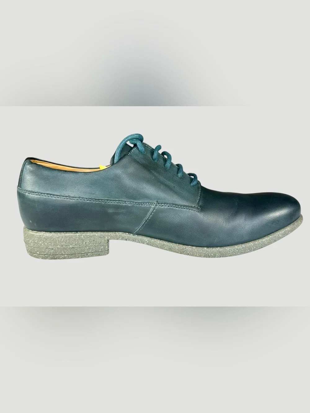 John Fluevog Men’s WIFI PASSWORD- Gibson Navy Shoes